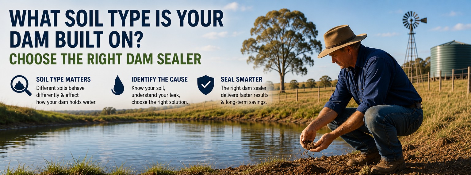 What Soil Type Is Your Dam Built On? Choosing the Right Dam Sealer