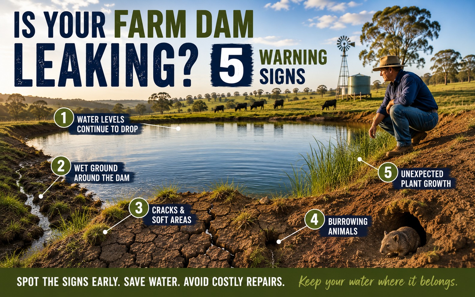 Repair Your Leaking Dam Without Expensive Reconstruction