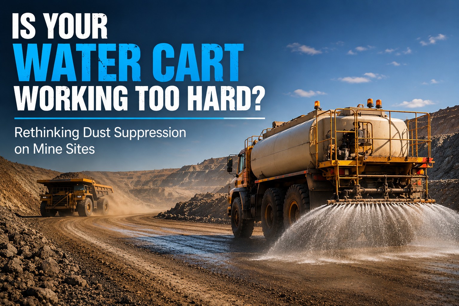 Is Your Water Cart Working Too Hard? Rethinking Dust Suppression on Mine Sites
