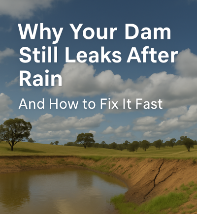 Why Your Dam Still Leaks After Rain & How to Fix It Fast