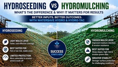 Hydro-seeding vs Hydro-mulching: What’s the Difference & Why It Matters for Results