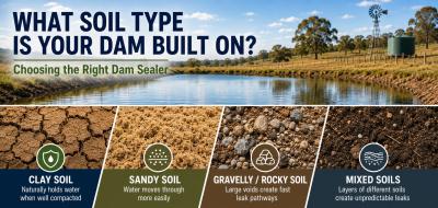 What Soil Type Is Your Dam Built On? Choosing the Right Dam Sealer