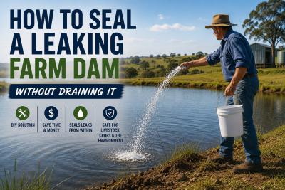 How to Seal a Leaking Farm Dam Without Draining It