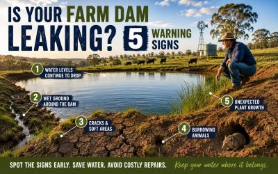 Is Your Farm Dam Leaking? 5 Warning Signs