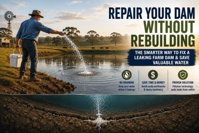 Repair Your Leaking Dam Without Expensive Reconstruction