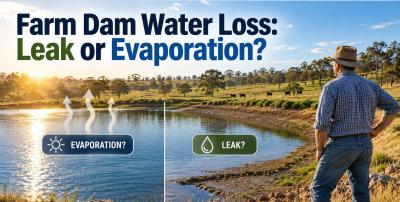 Farm Dam Water Loss: Leak or Evaporation?