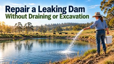 Repair a Leaking Dam Without Draining or Excavation