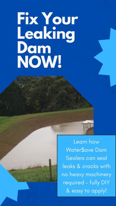 How to Seal a Leaking Dam Without Draining It Using Water$ave Dam Sealer